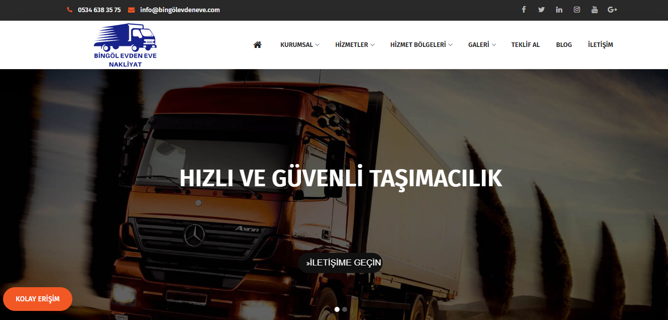 Öz Bingöl Ekpres Nakliyat - Lojistik ve Nakliyat